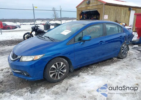 2013 Honda Civic Ex from USA, damaged, VIN 19XFB2F84DE054833